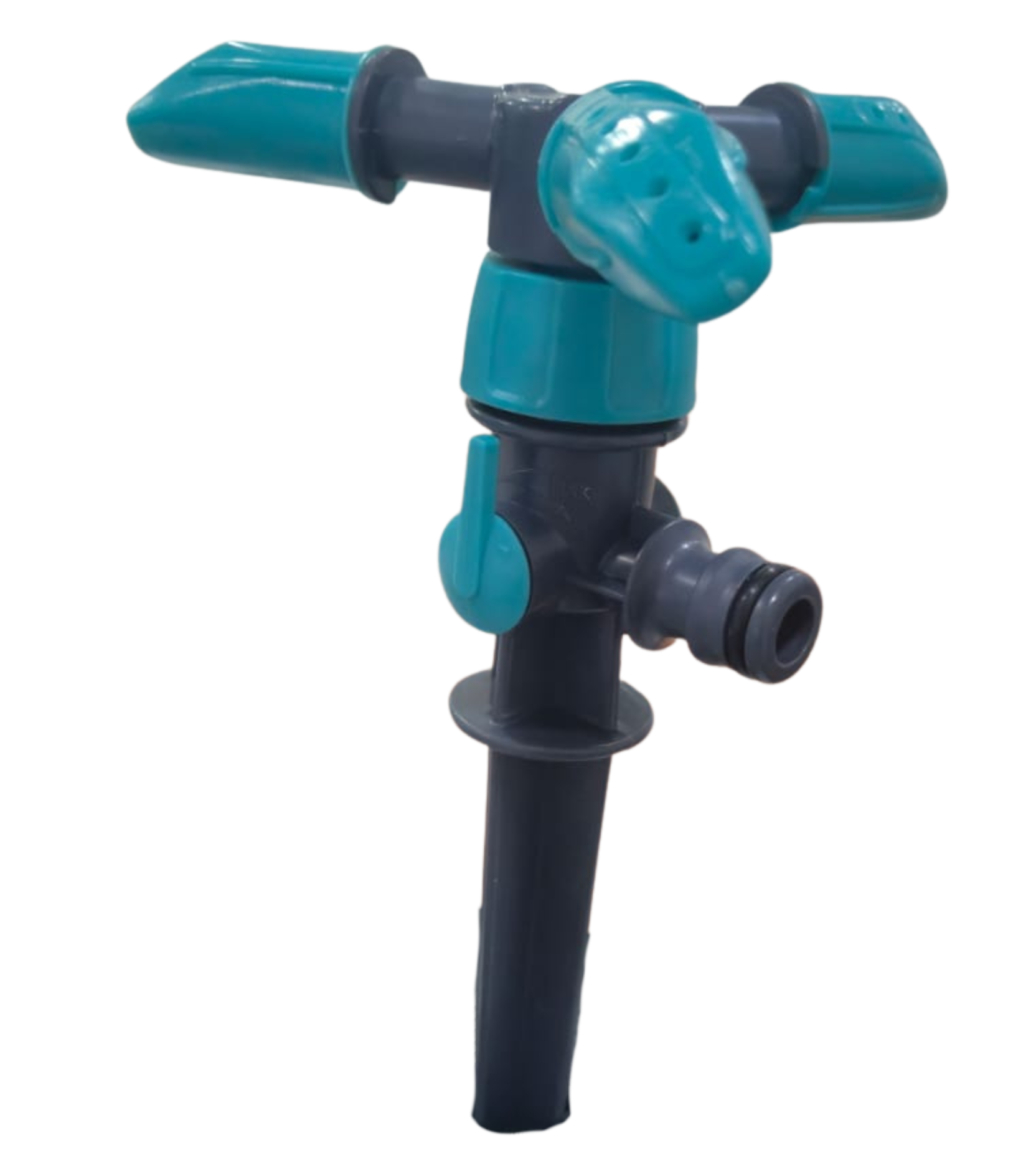 Regador 3 brazos estaca c/niple